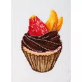 Image of VDV Cupcake - Chocolate Cross Stitch Kit