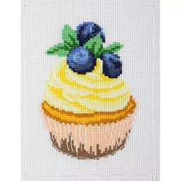 VDV Cupcake - Lemon Cross Stitch Kit