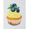 Image of VDV Cupcake - Lemon Cross Stitch Kit