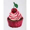Image of VDV Cupcake - Cherry Cross Stitch Kit