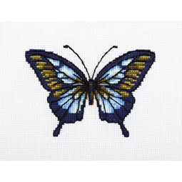 VDV Blue Butterfly Cross Stitch Kit