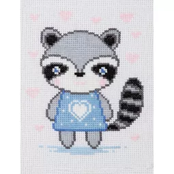 VDV Raccoon Cross Stitch Kit