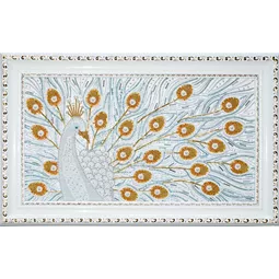 VDV White Peacock Embroidery Kit