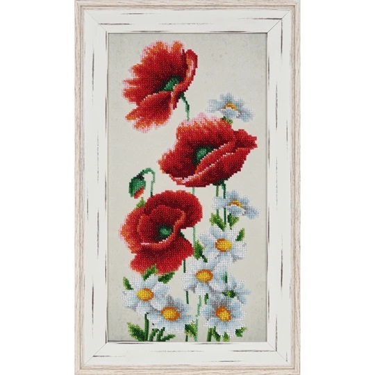 Image 1 of VDV Flowers of the Field 3 Embroidery Kit