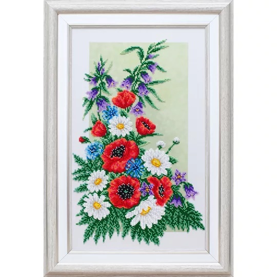 Image 1 of VDV Bouquet of Wild Flowers Embroidery Kit