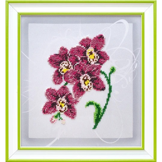 Image 1 of VDV Orchid Embroidery Kit