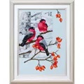 Image of VDV Bullfinches and Dog Rose Embroidery Kit
