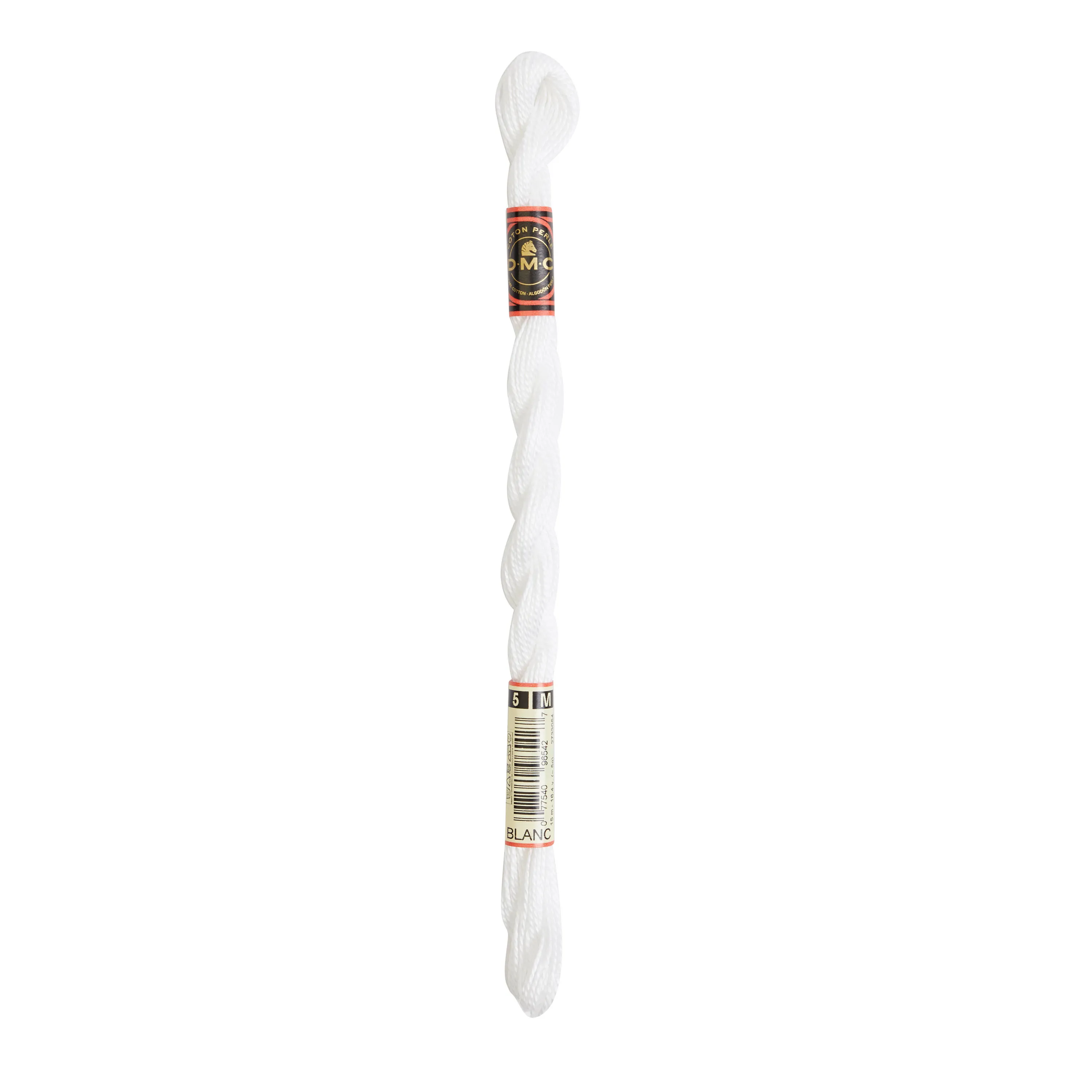 DMC Pearl Cotton 5 Medium - BLANC Colour