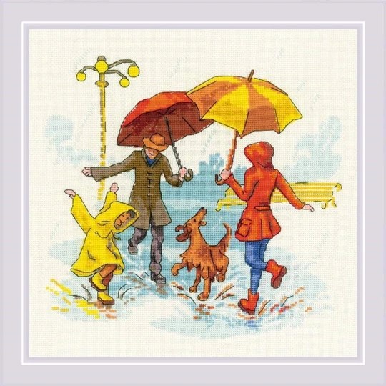 Image 1 of RIOLIS There's No Bad Weather Cross Stitch Kit