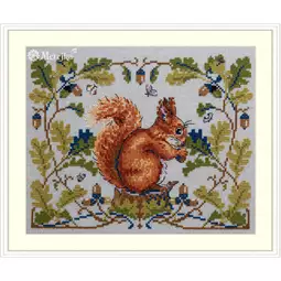 Merejka Squirrel Cross Stitch Kit