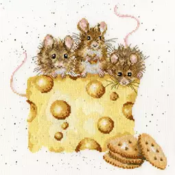 Bothy Threads Crackers About Cheese Cross Stitch Kit