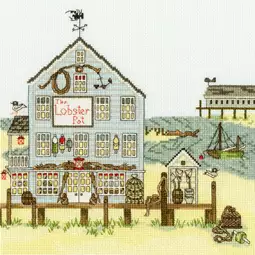 Bothy Threads New England: The Lobster Pot Cross Stitch Kit