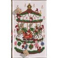 Image of Permin Reindeer Carousel Advent Christmas Cross Stitch Kit