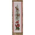 Image of Permin Elf and Tree Banner Christmas Cross Stitch Kit
