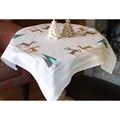 Image of Vervaco Norwegian Reindeer Tablecloth Christmas Cross Stitch Kit