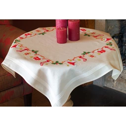 Vervaco Christmas Motif Tablecloth Cross Stitch Kit