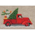 Image of Vervaco Christmas Truck Cross Stitch Kit