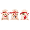 Image of Vervaco Christmas Motif Bags Cross Stitch Kit