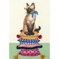 Image of Dimensions Cat Lady Cross Stitch Kit
