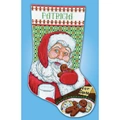Image of Design Works Crafts Cookies for Santa Stocking Christmas Cross Stitch Kit
