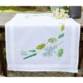Image of Vervaco Leaves and Grass Runner Embroidery Kit