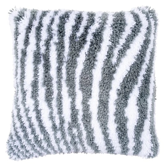 Image 1 of Vervaco Zebra Latch Hook Latch Hook Cushion Kit