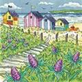 Image of Heritage Sea Holly Shore - Evenweave Cross Stitch Kit