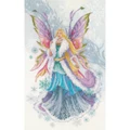 Image of Lanarte Fantasy Winter Fairy Christmas Cross Stitch Kit