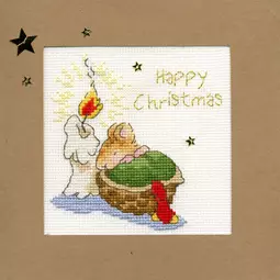 Bothy Threads First Christmas Christmas Card Making Cross Stitch Kit