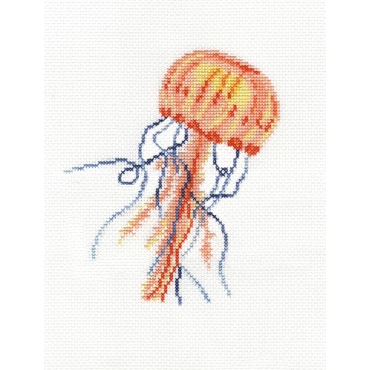 Image 1 of DMC Gentle Jellyfish Cross Stitch Kit