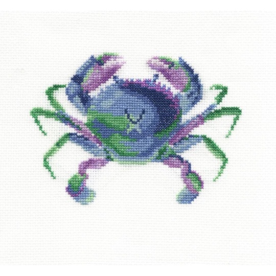 Image 1 of DMC Colourful Crab Cross Stitch Kit
