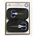 Image of DMC Soft Grip Embroidery Scissors Twin Pack