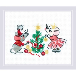 RIOLIS Waiting for the Holidays Christmas Cross Stitch Kit