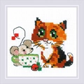 Image of RIOLIS Tea for Two Cross Stitch Kit