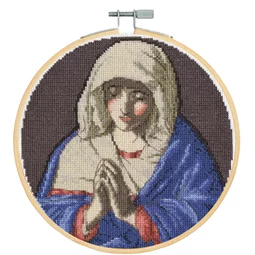 DMC The Virgin in Prayer - Sassferrato Cross Stitch Kit