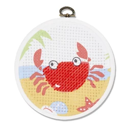 DMC Crab Hoop Kit Cross Stitch