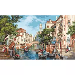 Luca-S The Streets of San Polo Petit Point Kit Tapestry