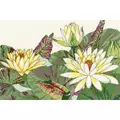 Image of Bothy Threads Waterlily Blooms Cross Stitch Kit