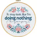 Image of Permin Doing Nothing Cross Stitch Kit