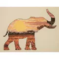 Image of Anchor Elephant Silhouette Cross Stitch Kit