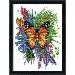 Design Works Crafts Butterfly Cross Stitch Kit