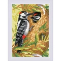 Image of RIOLIS Woodpecker Cross Stitch Kit