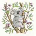 Image of Heritage Koala Cross Stitch Kit