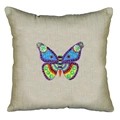 Image of Design Works Crafts Butterfly Pillow Punch Needle Kit