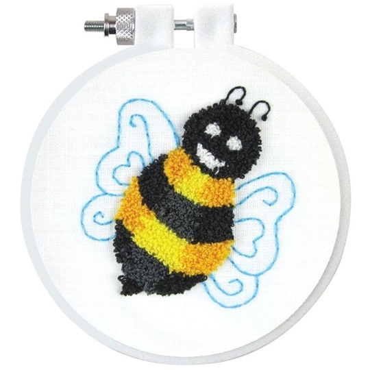 Image 1 of Design Works Crafts Bumble Bee Punch Needle Kit