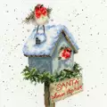 Image of Bothy Threads Santa Please Stop Here Christmas Cross Stitch Kit