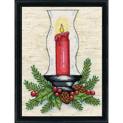 Design Works Crafts Candle Christmas Cross Stitch Kit