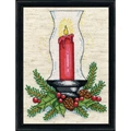 Image of Design Works Crafts Candle Christmas Cross Stitch Kit