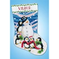 Image of Design Works Crafts Dressing Frosty Stocking Christmas Cross Stitch Kit