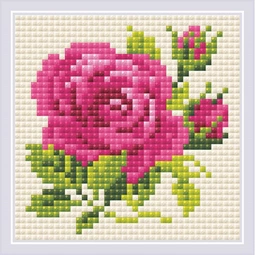 RIOLIS Pink Rose Diamond Mosaic Kit